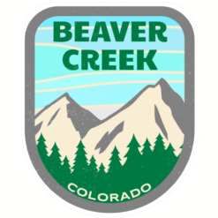 Beaver Creek Eagle County Sticker – vinyl decal printed in the USA