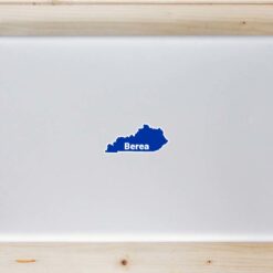 Berea Kentucky Laptop Sticker shown on a laptop lid