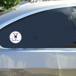 Bet your ass it's Bluegrass Car Sticker shown on a vehicle rear window