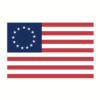 Betsy Ross Flag Sticker – vinyl decal printed in the USA