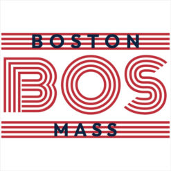 Boston Mass USA Sticker – vinyl decal printed in the USA