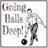 Bowling Balls Deep Sticker – vinyl decal printed in the USA