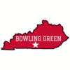 Bowling Green Kentucky State Sticker – vinyl decal printed in the USA
