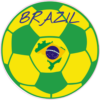 Brazil Flag Soccer Ball Sticker – vinyl decal printed in the USA