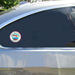 Cabo San Lucas Mexico Car Sticker shown on a vehicle rear window