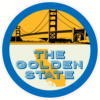 California The Golden State Bridge Sticker – vinyl decal printed in the USA