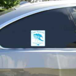 Cape Hatteras National Seashore Car Sticker shown on a vehicle rear window