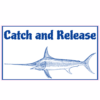 Catch And Release Marlin Sticker – vinyl decal printed in the USA