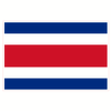 Costa Rica Flag Sticker – vinyl decal printed in the USA