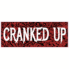 Cranked Up Distressed Sticker – vinyl decal printed in the USA