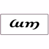 Cum Ambigram Sticker – vinyl decal printed in the USA