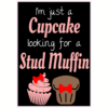 Cupcake Stud Muffin Sticker – vinyl decal printed in the USA