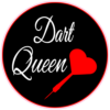 Dart Queen Sticker – vinyl decal printed in the USA