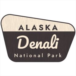 Denali National Park Sign Sticker โ vinyl decal printed in the USA
