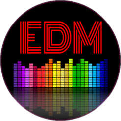 EDM Electronic Dance Music Sticker – vinyl decal printed in the USA