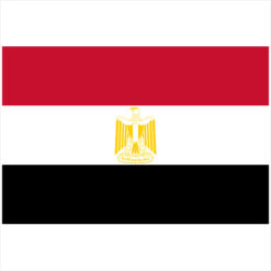Egypt Flag Sticker – vinyl decal printed in the USA