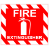 Fire Extinguisher Business Sticker – vinyl decal printed in the USA