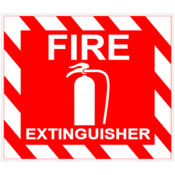 Fire Extinguisher Business Sticker – vinyl decal printed in the USA