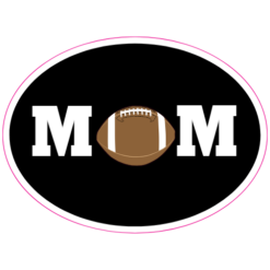 Football Mom Sticker – vinyl decal printed in the USA