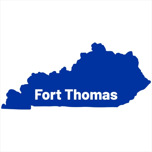 Fort Thomas Kentucky Sticker – vinyl decal printed in the USA