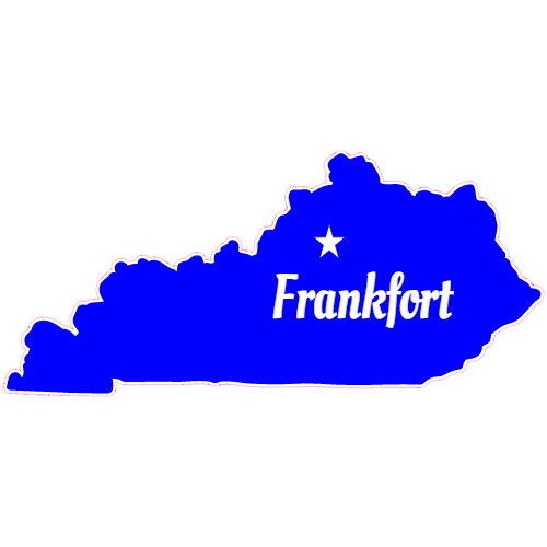 Frankfort Kentucky Sticker – vinyl decal printed in the USA