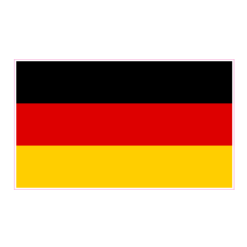 German Flag Sticker – vinyl decal printed in the USA