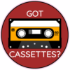 Got Cassettes Circle Sticker – vinyl decal printed in the USA