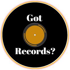 Got Records Circle Sticker – vinyl decal printed in the USA