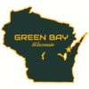 Green Bay Wisconsin State Shaped Sticker – vinyl decal printed in the USA