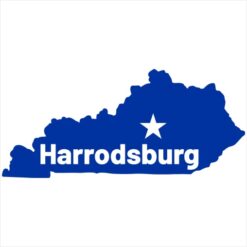 Harrodsburg Kentucky Sticker – vinyl decal printed in the USA