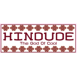 Hindude The God Of Cool Sticker – vinyl decal printed in the USA