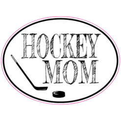 Hockey Mom Sticker – vinyl decal printed in the USA