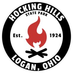 Hocking Hills State Park Sticker – vinyl decal printed in the USA