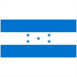 Honduras Flag Sticker – vinyl decal printed in the USA