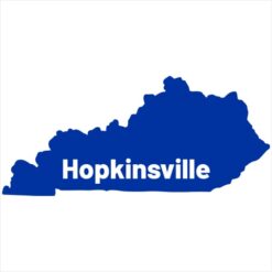 Hopkinsville Kentucky Sticker – vinyl decal printed in the USA