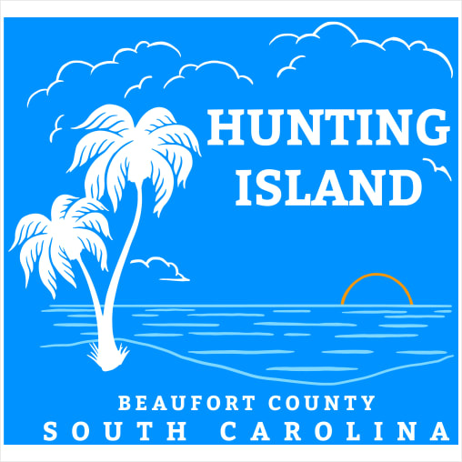 Hunting Island Beaufort County Sticker – vinyl decal printed in the USA