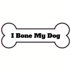 I Bone My Dog Bone Sticker – vinyl decal printed in the USA
