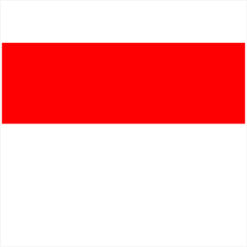 Indonesia Flag Sticker – vinyl decal printed in the USA