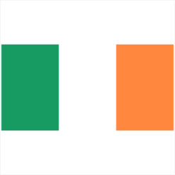 Ireland Flag Sticker – vinyl decal printed in the USA