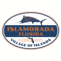 Islamorada Florida Marlin Sticker – vinyl decal printed in the USA