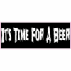 It's Time For A Beer Cooler Sticker – vinyl decal printed in the USA