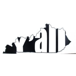 Kentucky Y'All Sticker – vinyl decal printed in the USA