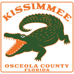 Kissimmee FL Aligator Sticker – vinyl decal printed in the USA