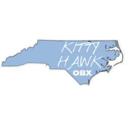Kitty Hawk OBX Sticker – vinyl decal printed in the USA
