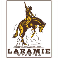 Laramie Wyoming Sticker – vinyl decal printed in the USA