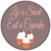 Life Is Short Cupcake Sticker – vinyl decal printed in the USA