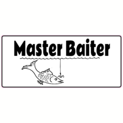 Master Baiter Fishing Sticker – vinyl decal printed in the USA