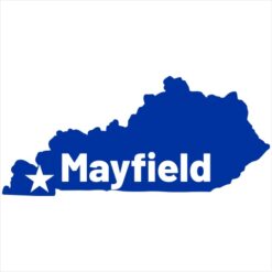 Mayfield Kentucky Sticker – vinyl decal printed in the USA