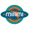 Miami Florida Retro Star Sticker – vinyl decal printed in the USA