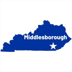 Middlesborough Kentucky Sticker – vinyl decal printed in the USA